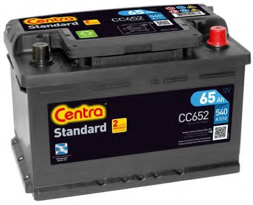 CC652 CENTRA Standard Batterie 12V 65Ah 540A B13 LB3