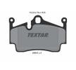 Porsche Brakes 24541 TEXTAR Brake pad set 24541 155 0 4