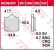 TRW Sinter Carbon Racing MCB829SCR Scheibenbremsbeläge online kaufen