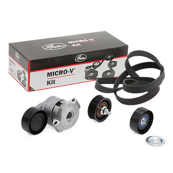 GATES Jeu De Courroie Trapézoïdale à Nervures K026PK1670 Jeu de courroies trapézoïdales à nervures F