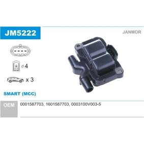 Zündspule 0001587703 JANMOR JM5222 MERCEDES-BENZ, SMART, STEYR, MAYBACH