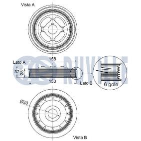 Wheel Bearing Kit 701501287D RUVILLE 4097