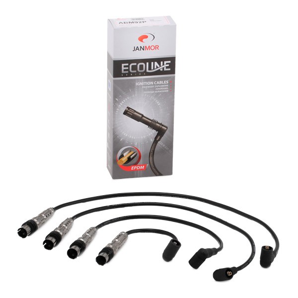 JANMOR Jeu De Fils d'Allumage ABM92P Jeu De Câbles d'Allumage VW,AUDI,SEAT,GOLF IV 1J1,GOLF V 1K1,TO