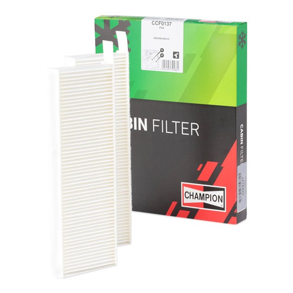 Image of CHAMPION Filtro abitacolo Filtro particellare CCF0137 Filtro, aria abitacolo,Filtro antipolline OPEL,PEUGEOT,TOYOTA,GRANDLAND X (A18),INSIGNIA CC009