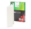 OEM Filtr, vzduch v interiéru CHAMPION CCF0137