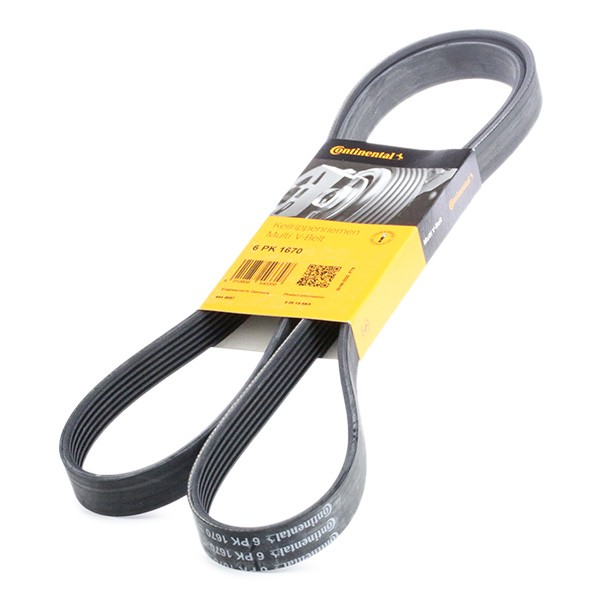 GATES Courroie Trapézoïdale à Nervures 6PK1670 OPEL,FORD,FIAT,COMBO Furgón/ranchera familiar X12,COM