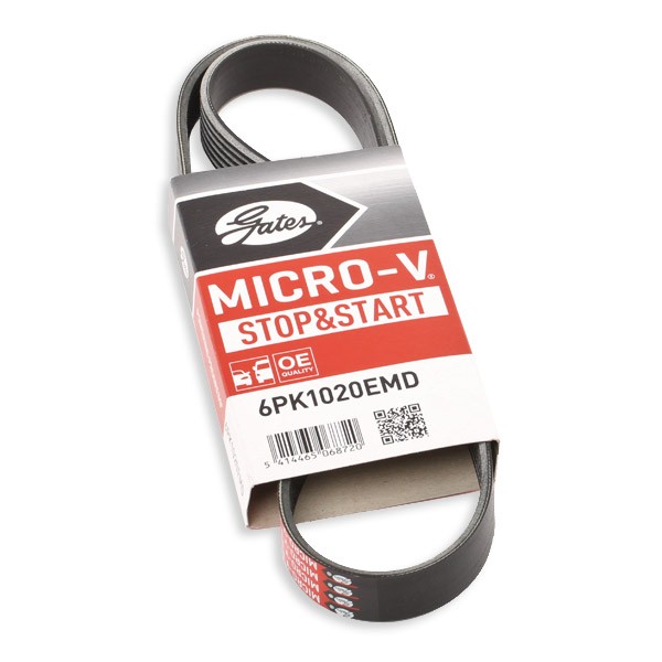 GATES Courroie Trapézoïdale à Nervures 6PK1745 FORD,SKODA,PEUGEOT,S-MAX WA6,TRANSIT CONNECT P65_, P7