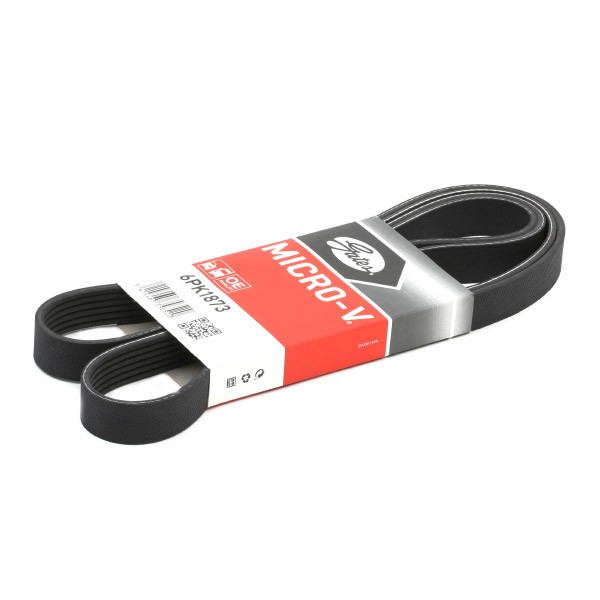 GATES Courroie Trapézoïdale à Nervures 6PK1873 VW,AUDI,MERCEDES-BENZ,POLO 9N_,POLO 6R, 6C,TRANSPORTE