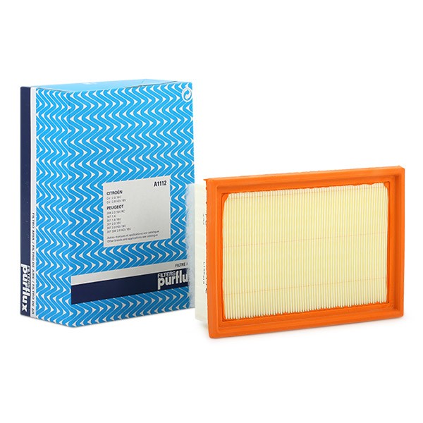 PURFLUX Filtre à Air A1112 CITROËN,PEUGEOT,C4 I LC_,C4 Coupé LA_,206 Fastback 2A/C,307 3A/C,307 SW 3