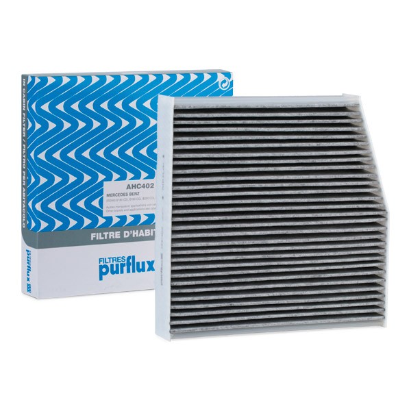 Image of PURFLUX Filtro abitacolo Filtro al carbone attivo AHC402 Filtro, aria abitacolo,Filtro antipolline MERCEDES-BENZ,INFINITI,A-Klasse (W176)009