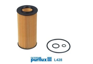 PURFLUX  L428 Filtro de aceite Ø: 65mm, Ø: 65mm, Diám. int.: 31mm, Altura: 136mm
