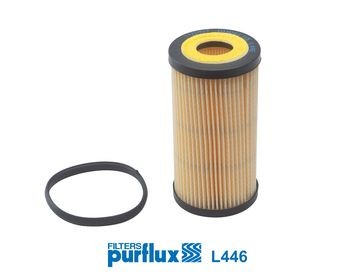 PURFLUX  L446 Ölfilter Ø: 64mm, Ø: 64mm, Innendurchmesser: 32mm, Höhe: 125mm