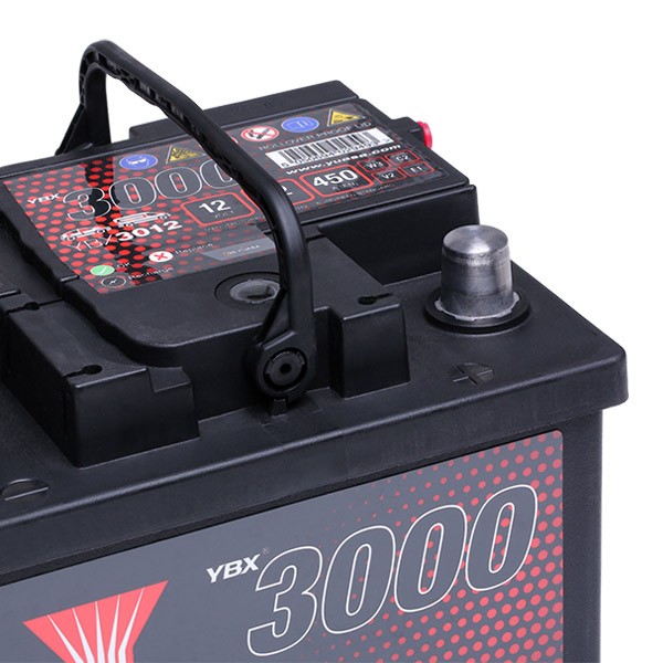 YBX3012 YUASA YBX3000 Batterie 12V 52Ah 450A L1 avec poignets, avec témoin  de niveau de charge, Batterie au plomb YBX3012 ❱❱❱ prix et expérience