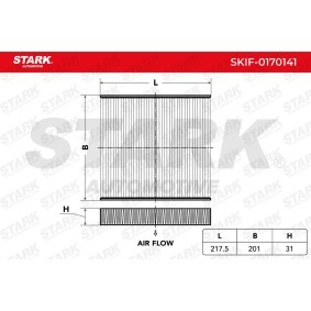 Kupéfilter 7803A043 STARK SKIF-0170141