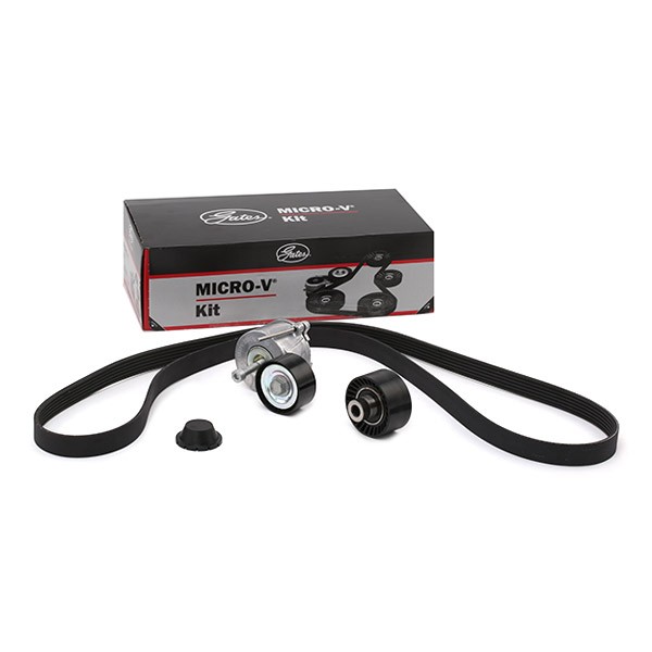 GATES Jeu De Courroie Trapézoïdale à Nervures K026PK1708 Jeu de courroies trapézoïdales à nervures F