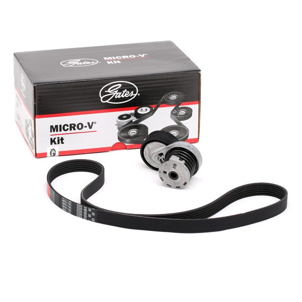 GATES Jeu De Courroie Trapézoïdale à Nervures K066PK1195 Jeu de courroies trapézoïdales à nervures M