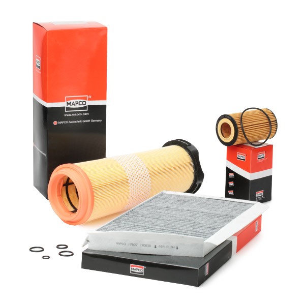 MAPCO Kit de filtres 68890 MERCEDES-BENZ,CLASE C W203,CLASE C Coupé CL203,CLK C209,CLASE C T-Model S
