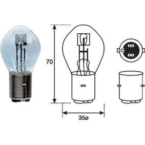 Bulb, spotlight S1 12V 25/25W BA20d 002588100000