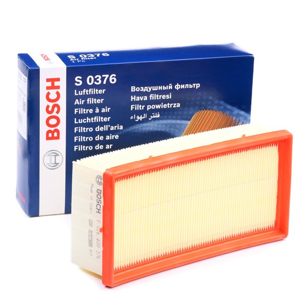 BOSCH Luftfilter F 026 400 376  OPEL,PEUGEOT,CITROËN,CROSSLAND X,208,2008,308 II,301,208 Kasten,DS3,C3 II,DS3 Cabriolet,C-ELYSEE,C4 CACTUS,C3 III SX