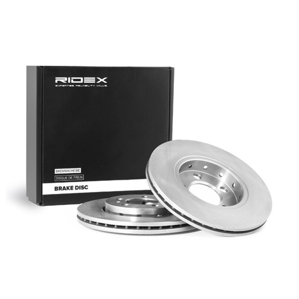 RIDEX 82B0004 Disco de travão Espessura do disco de travão: 22,0mm, N.º de furos: 5, Ø: 256mm, Ø: 256mm