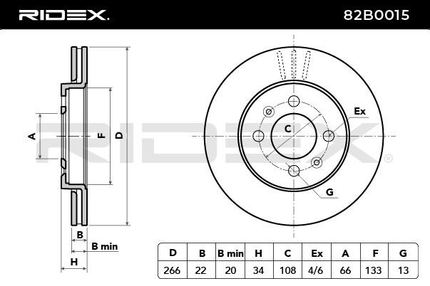 Bremsscheibe RIDEX 82B0015 Erfahrung