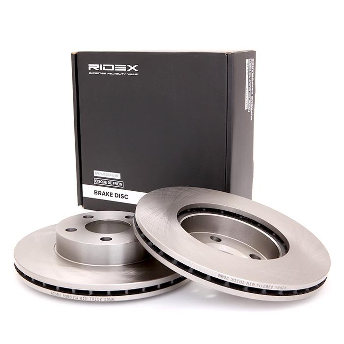 RIDEX 82B0114 Disco de freno Espesor disco freno: 24mm, Núm. orificios: 5, Ø: 280mm, Ø: 280mm