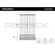 8000816 RIDEX 424I0212 Mikrofilter Renault Scenic 3 2022
