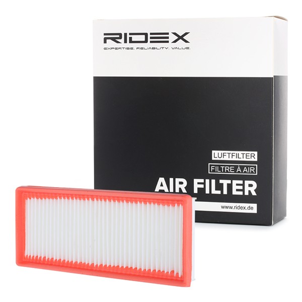 RIDEX Luftfilter Filterinsats 8A0186  SMART,FORTWO Coupe (451),FORTWO Cabrio (451)