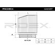 Koupit RIDEX 424I0257 Kabinový filtr 2002 pro MERCEDES-BENZ MB 100 online