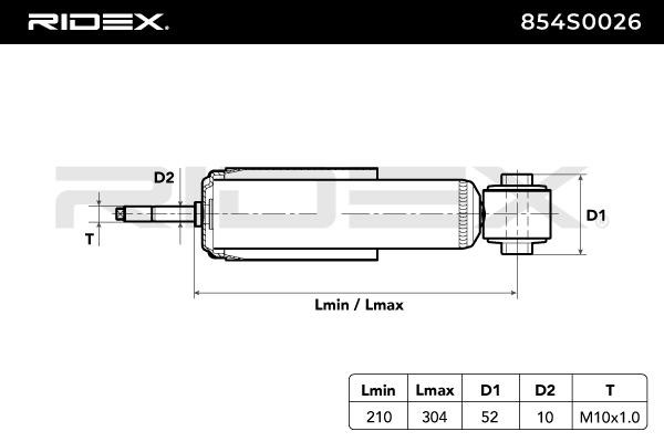 854S0026 RIDEX dal produttore fino a - % di sconto!