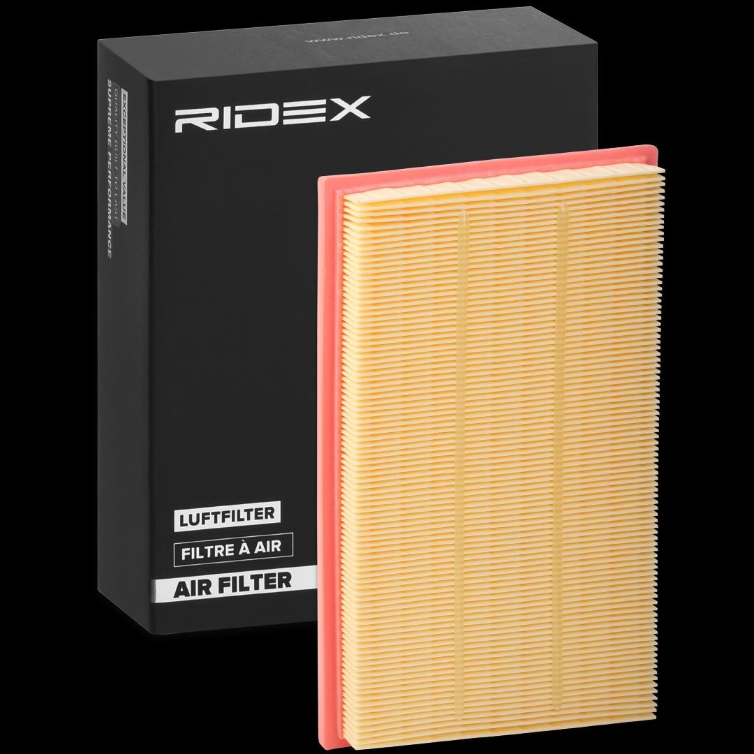 Image of RIDEX Filtro aria Cartuccia filtro 8A0489 Filtro dell'aria,Filtro aria motore MINI,Schrägheck (R50, R53),Cabrio (R52),Cabrio (R57)009