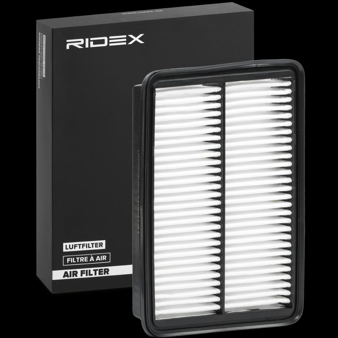 Image of RIDEX Filtro aria Filtro aria ricircolo 8A0491 Filtro dell'aria,Filtro aria motore HYUNDAI,KIA,ix35 (LM, EL, ELH),SANTA FÉ II (CM),SORENTO II (XM)009