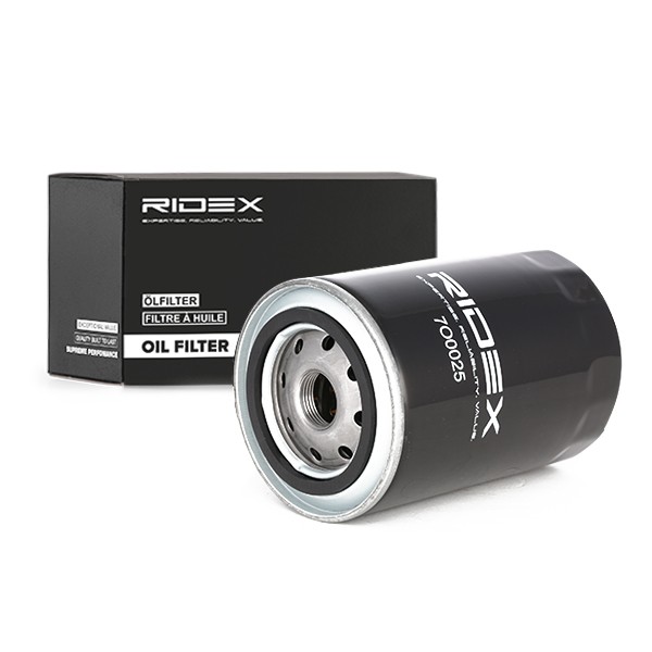 RIDEX 7O0025 Olejový filtr R: 80mm, R: 80mm, Vnitřni průměr 2: 57mm, Vnitřni průměr 2: 65mm, Výška: 75mm