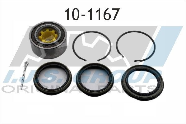 IJS GROUP  10-1167 Kit cuscinetto ruota Ø: 72mm, Diametro interno: 39mm
