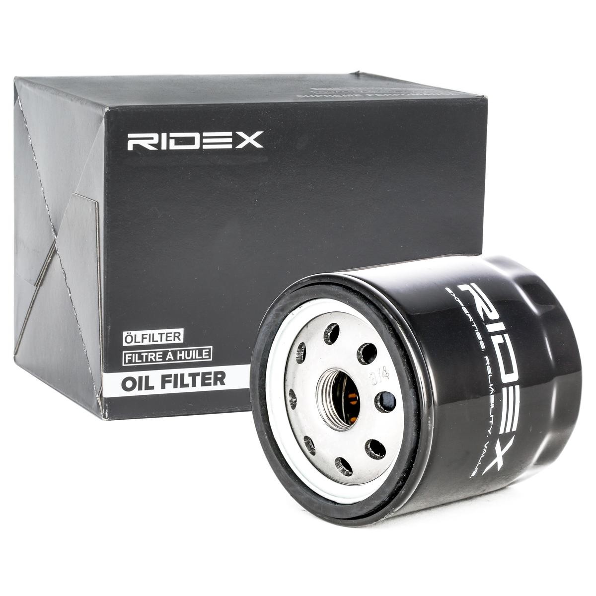 Filtro olio RIDEX 7O0136 conoscenze specialistiche