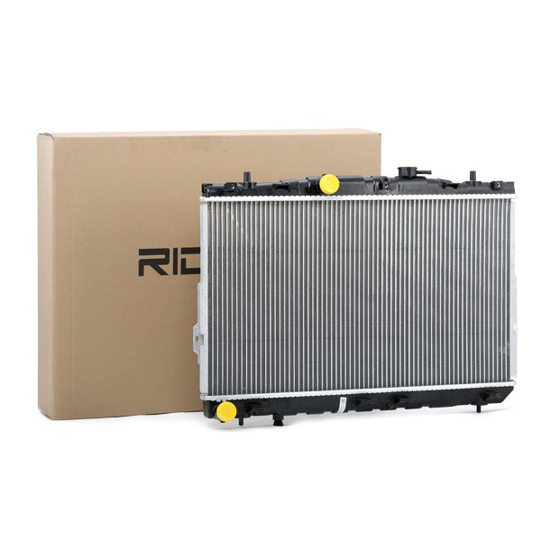 RIDEX 470R0136 Chladič, chlazení motoru Rozměry mřížky chladiče: 375x668x16
