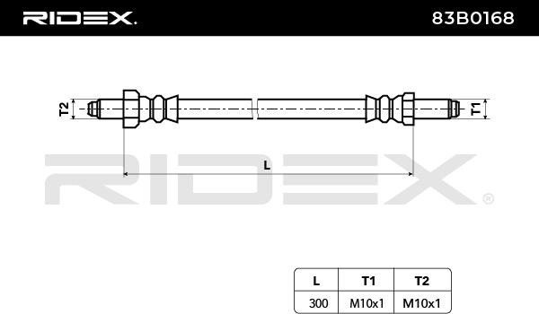 83B0168 RIDEX tillverkarens upp till - % rabatt!