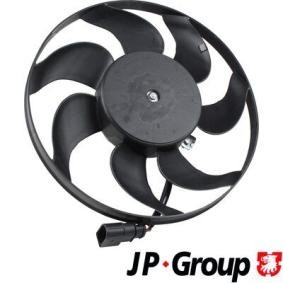 Вентилатор за охлаждане на двигателя 1K0 959 455 Q JP GROUP 1199101980 VW, AUDI, FORD, VOLVO, SKODA