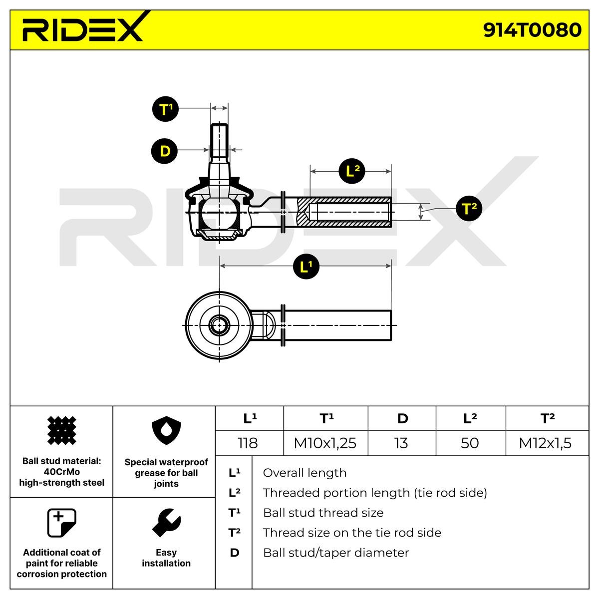 RIDEX Art. Nr 914T0080 günstig