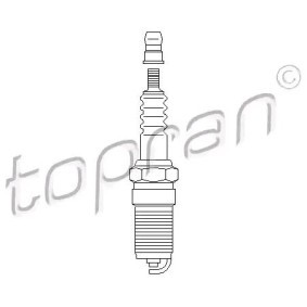 Candela accensione 1 216 460 TOPRAN 300839 FORD, OPEL, PLYMOUTH
