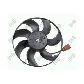Вентилатор за охлаждане на двигателя 1K0.959.455Q ABAKUS 003-014-0009 VW, AUDI, VOLVO, SKODA, SEAT