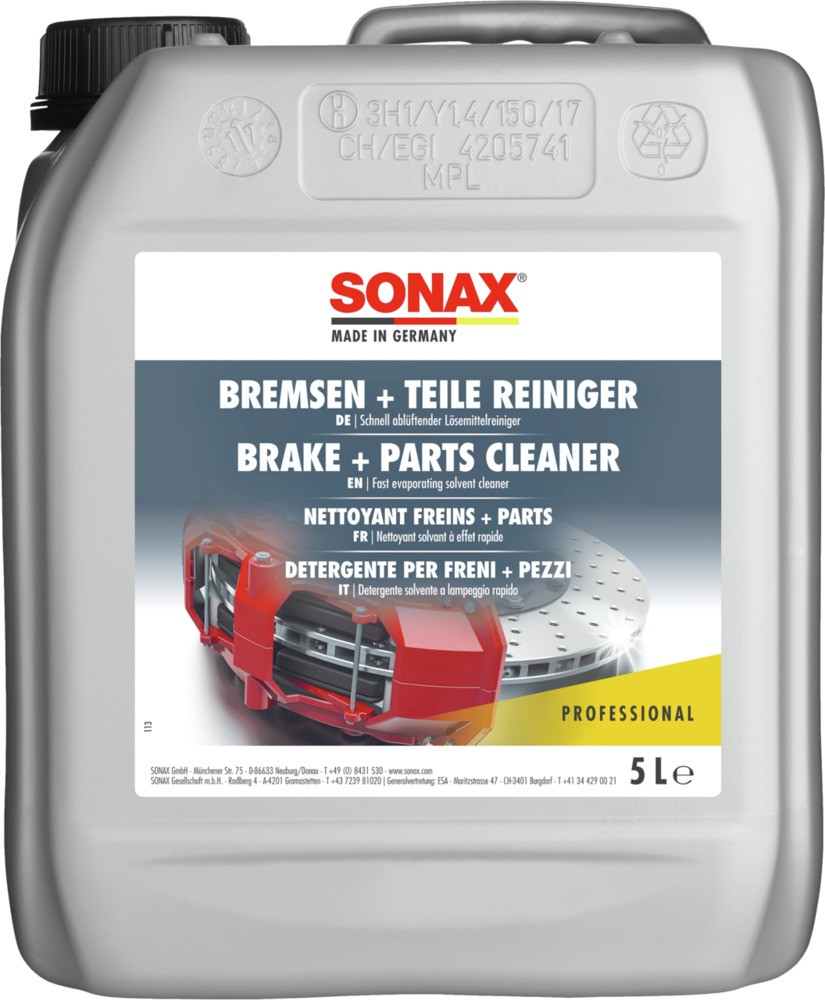 Image of SONAX Detergente per freni / frizioni Peso: 3,945kg 04835050009