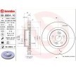 Buy RENAULT Disc brake set rear and front 8713611 BREMBO COATED DISC LINE 09890411 online