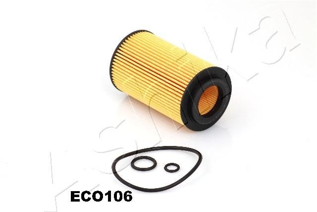 ASHIKA 10-ECO106 Olejový filtr R: 64,5mm, R: 64,5mm, Vnitřní průměr: 32mm