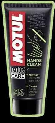 Käsienpuhdistusaine MOTUL M4 HANDS CLEAN asiantuntemusta
