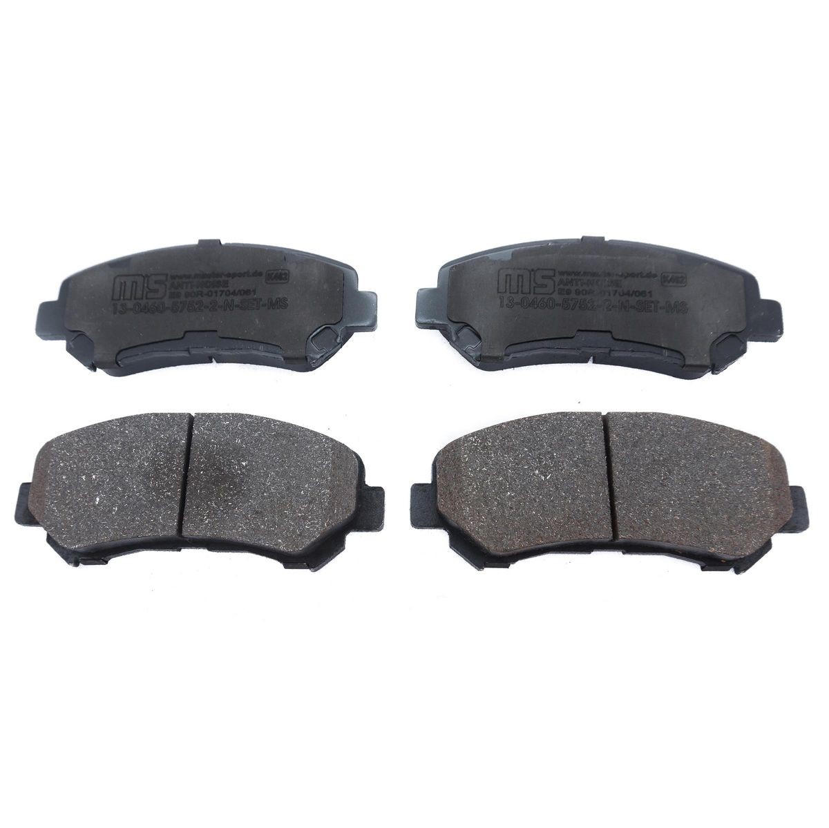 MASTER-SPORT Plaquettes De Frein Premium 13046057522N-SET-MS Jeu De Plaquettes De Frein,Jeu de plaqu