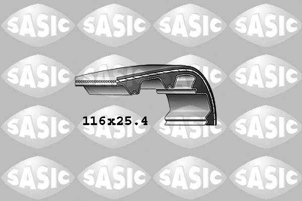 SASIC  1760006 Zahnriemen Breite: 25,4mm
