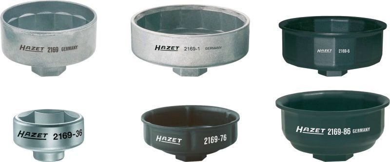 HAZET  2169/6 Zestaw kluczy do filtrów oleju