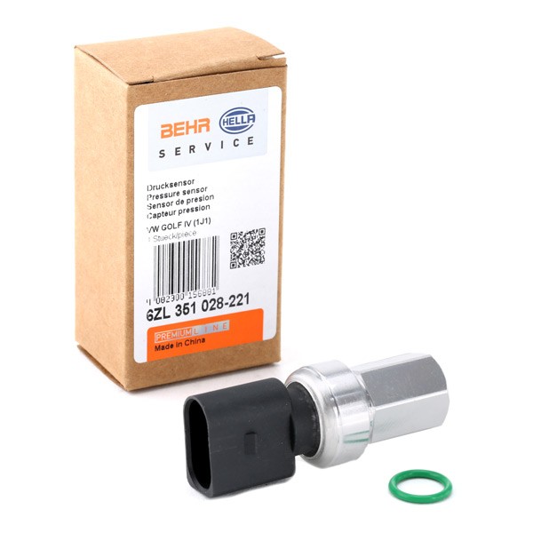 HELLA Pressostat Climatisation 6ZL 351 028-221 VW,SKODA,AUDI,GOLF IV 1J1,GOLF V 1K1,POLO 9N_,TOURAN 
