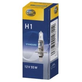 Bulb, spotlight H1 12V 55W P14,5s 3300K Halogen 8GH 002 089-133 BMW 3 Series, 5 Series, X5